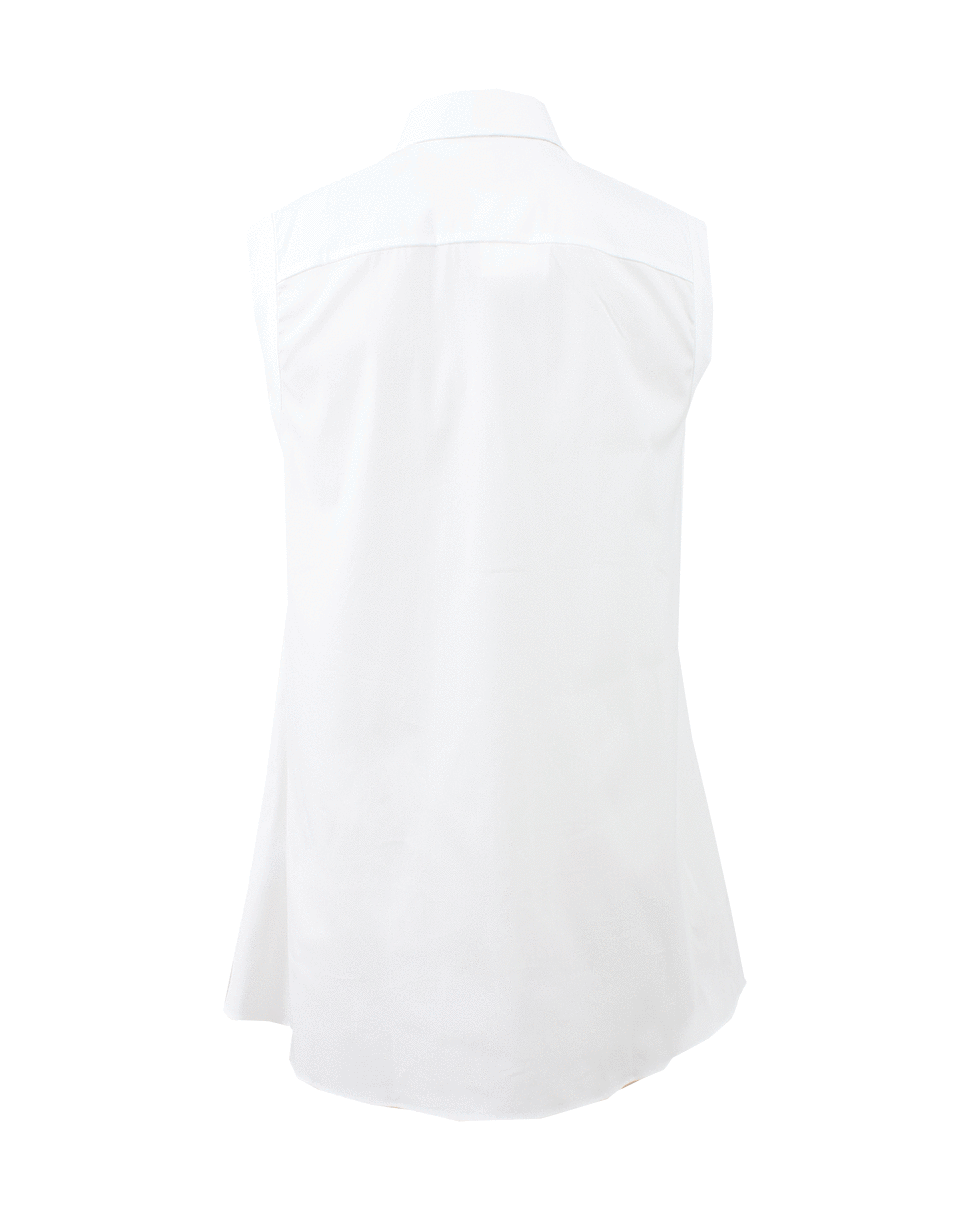 BRUNELLO CUCINELLI-Pleat Placket Trapeze Blouse-