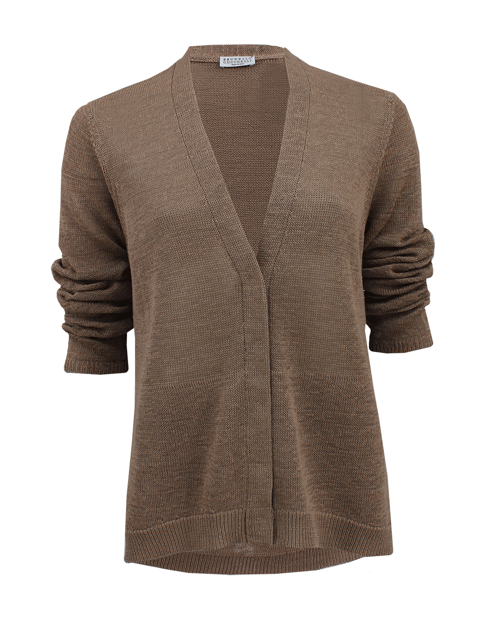BRUNELLO CUCINELLI-Monili Stripe Cardigan-