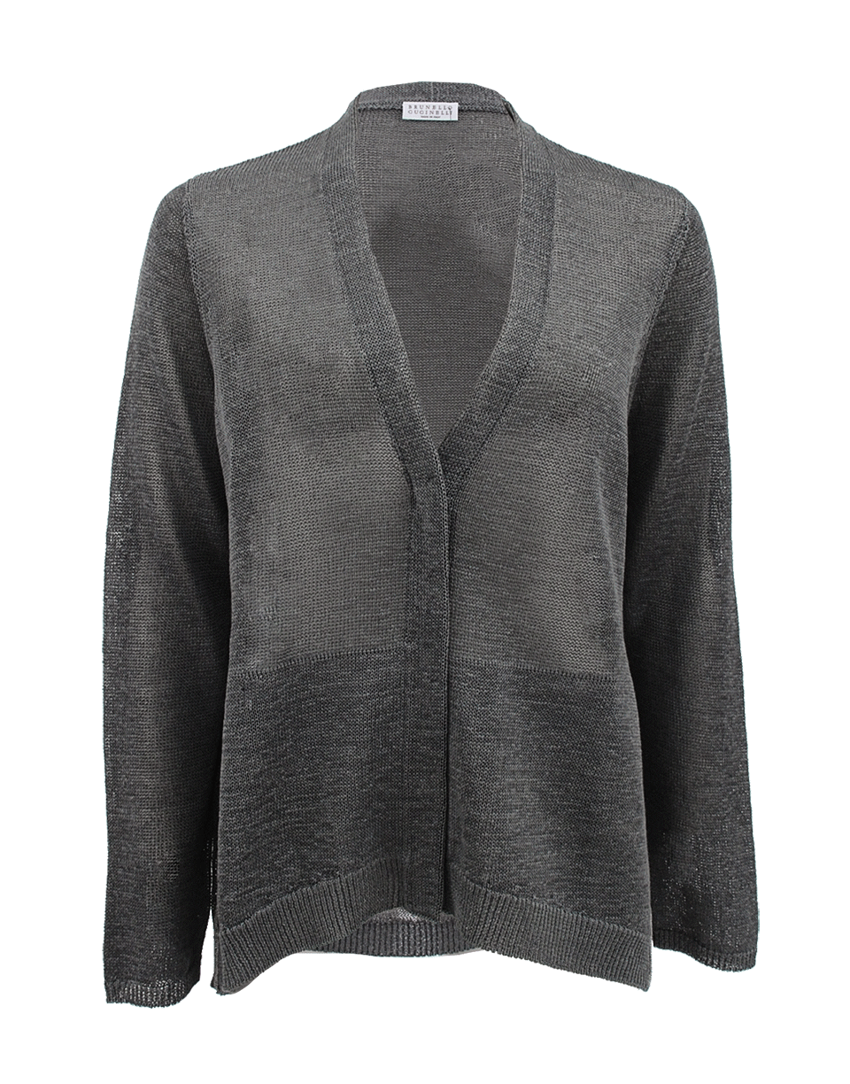 BRUNELLO CUCINELLI-Monili Stripe Cardigan-