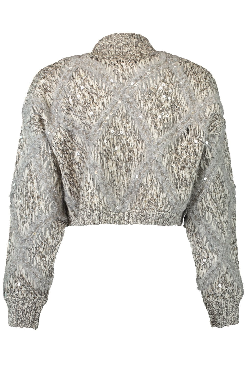BRUNELLO CUCINELLI-Couture Crop Zip Up-