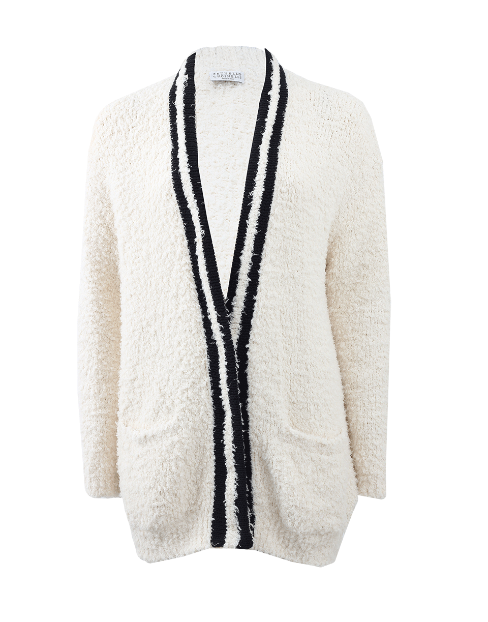 BRUNELLO CUCINELLI-Varsity Fuzzy Sweater-