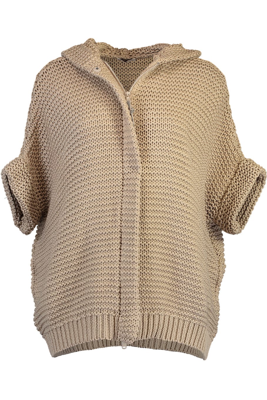 BRUNELLO CUCINELLI-Zip Up Cardigan With Hood-