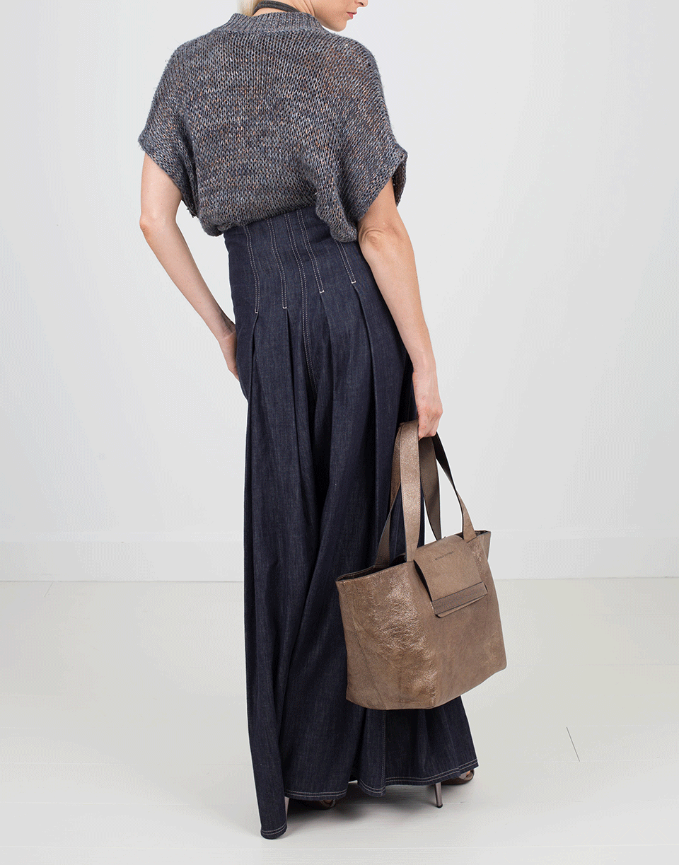 BRUNELLO CUCINELLI-Zip Up Blended Cardigan-