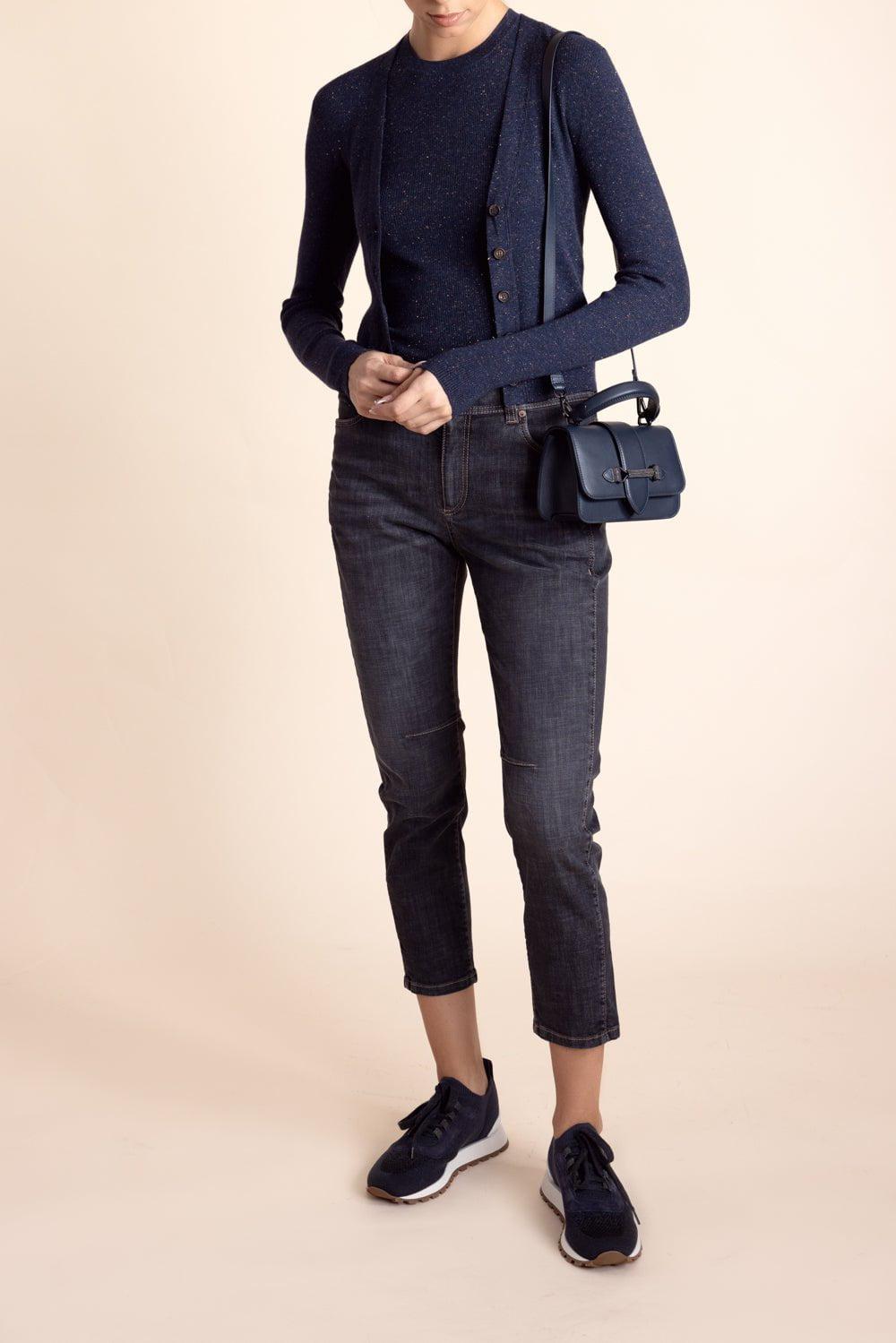BRUNELLO CUCINELLI-Lurex Cardigan-