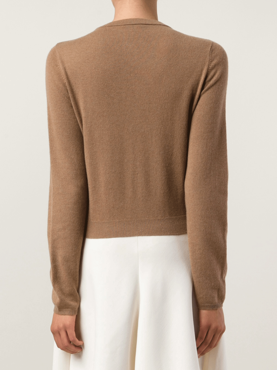 BRUNELLO CUCINELLI-Cropped Monili Pocket Cardigan-