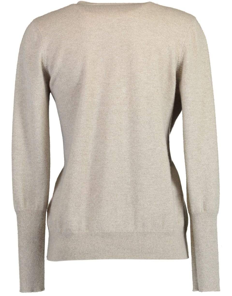 BRUNELLO CUCINELLI-Horn Clasp Drape Cardigan-GRAY