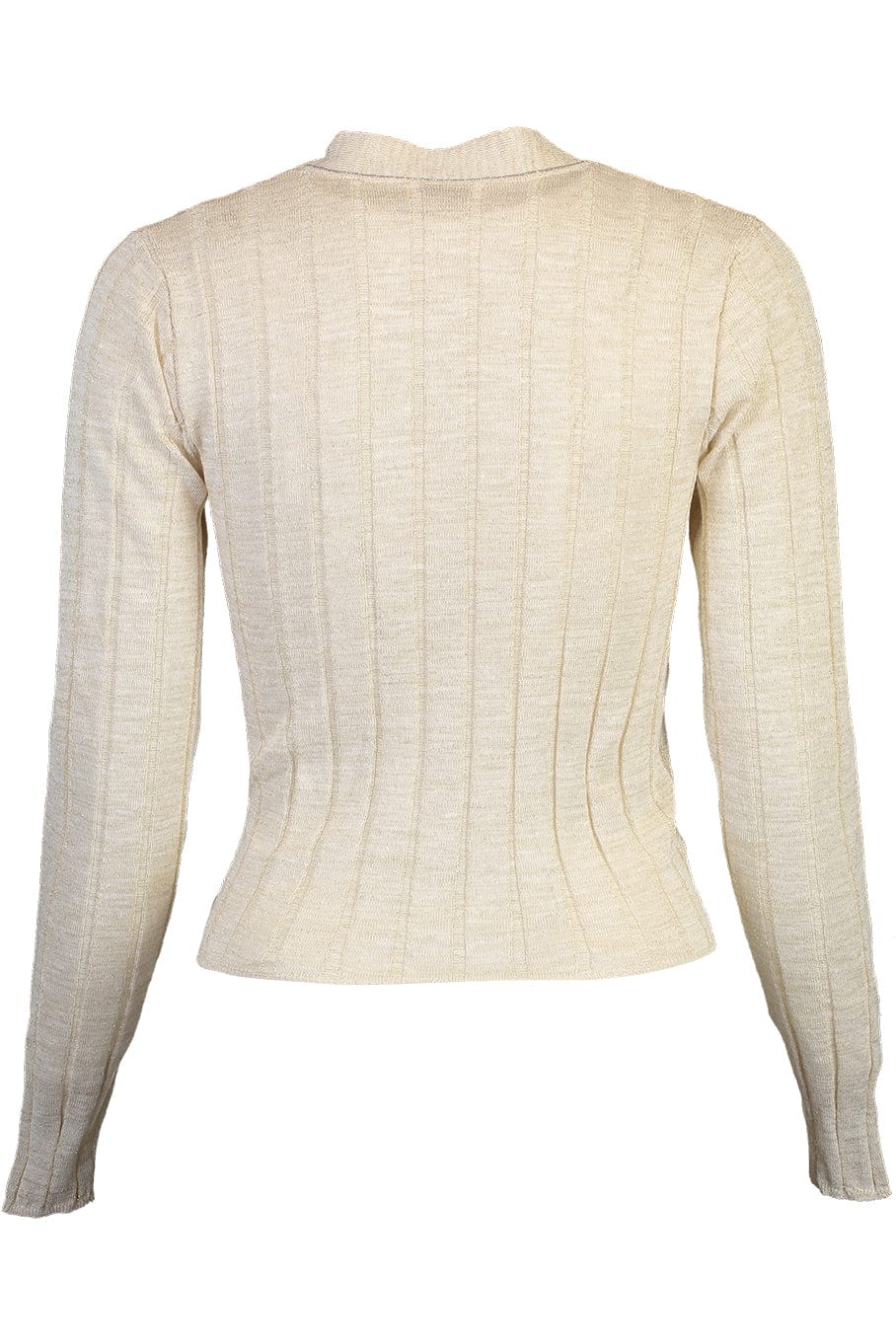 BRUNELLO CUCINELLI-Linen Lurex Wide Rib Cardigan-
