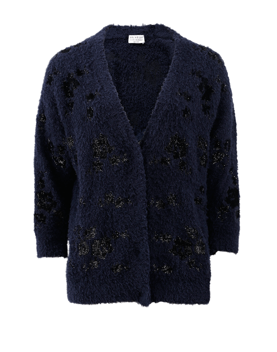 BRUNELLO CUCINELLI-Floral Embroidered Cardigan-