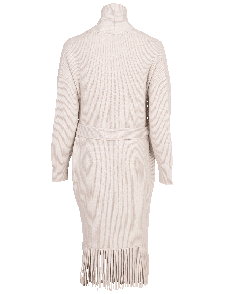 BRUNELLO CUCINELLI-Belted Maxi Shawl Cardigan-OAT