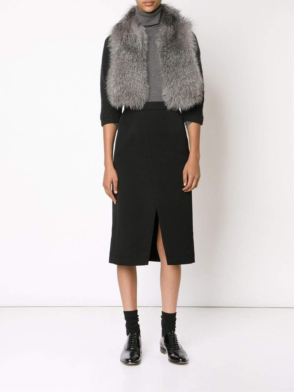 BRUNELLO CUCINELLI-Fox Trim Cardigan-