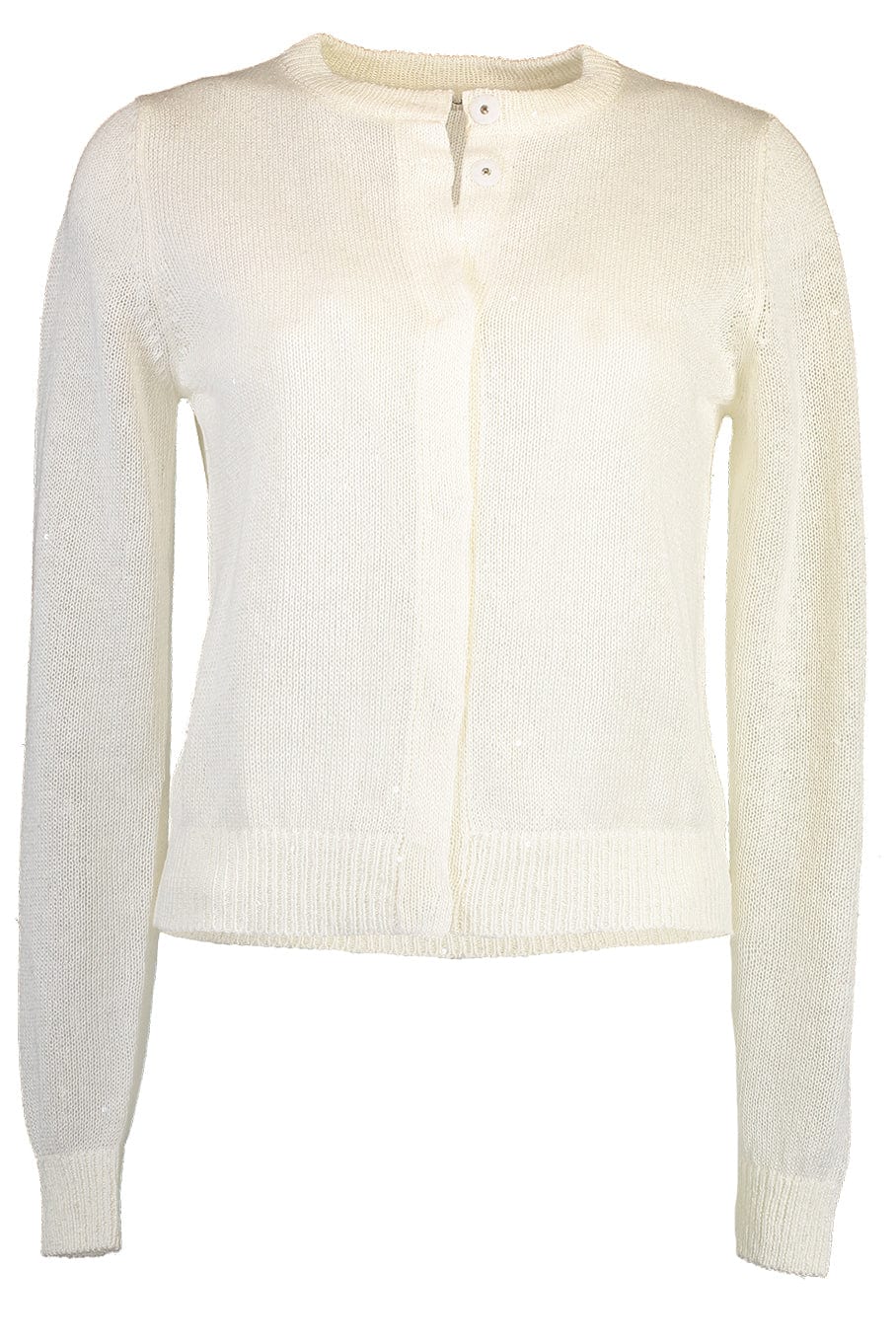 BRUNELLO CUCINELLI-Crop Snap Front Cardigan-