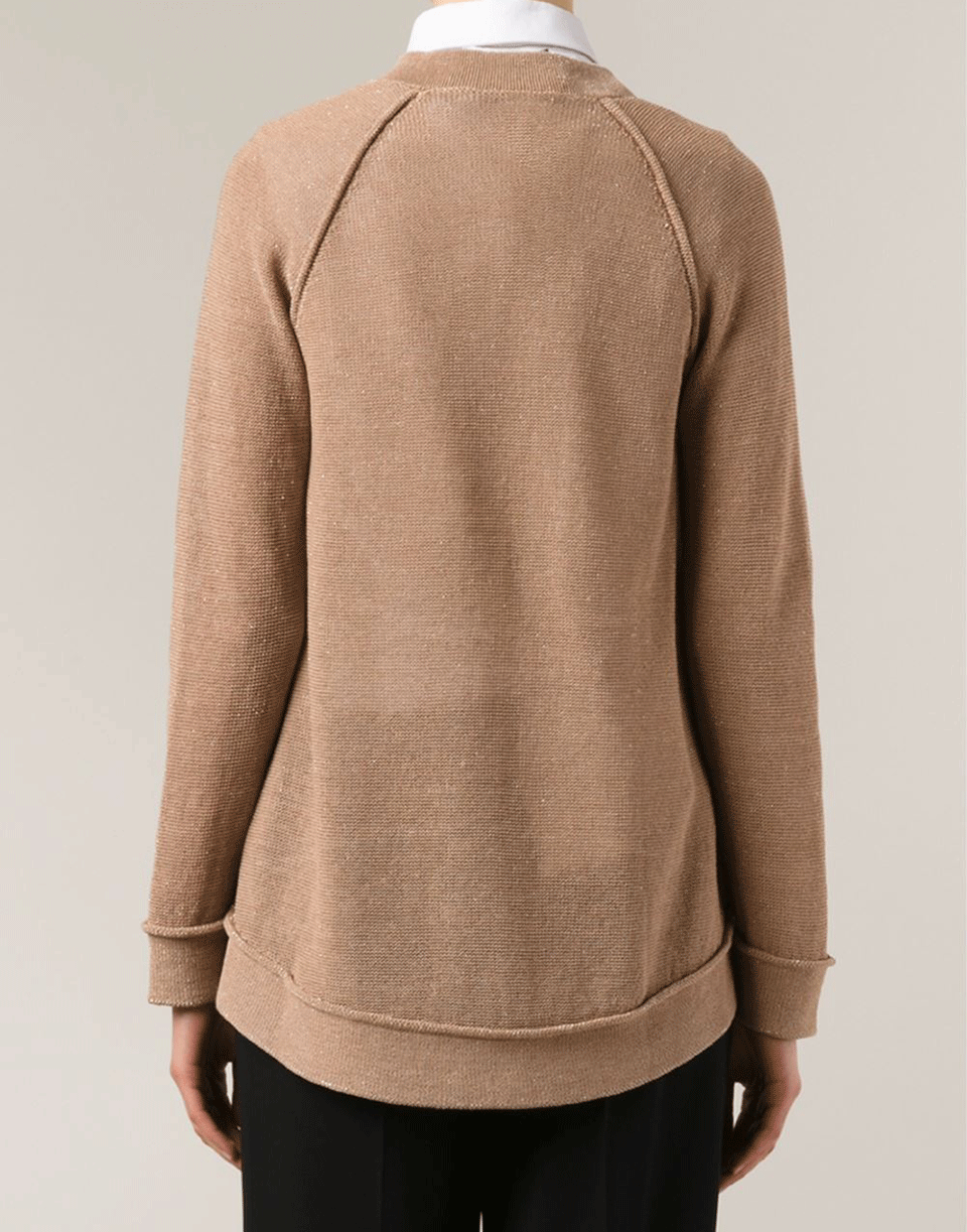 BRUNELLO CUCINELLI-Cotton Lurex Cardigan-