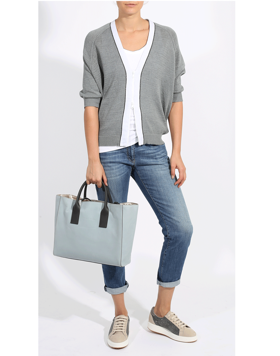 BRUNELLO CUCINELLI-Bomber Cardigan-