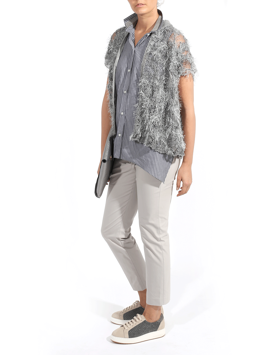 BRUNELLO CUCINELLI-Floral Embroidered Cardigan-