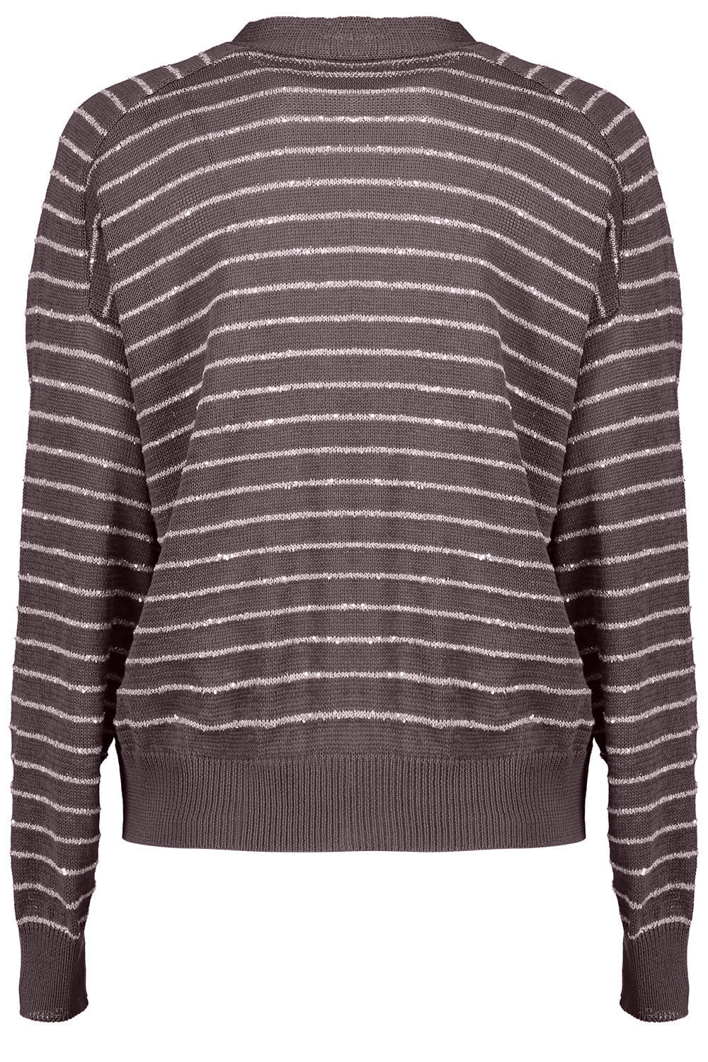 BRUNELLO CUCINELLI-Glam Stripe Cardigan-