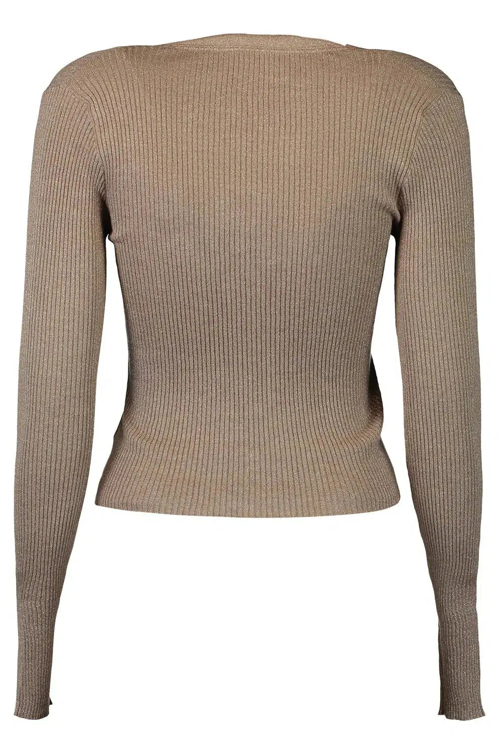 BRUNELLO CUCINELLI-Ribbed Cardigan - Tobbaco Brown-