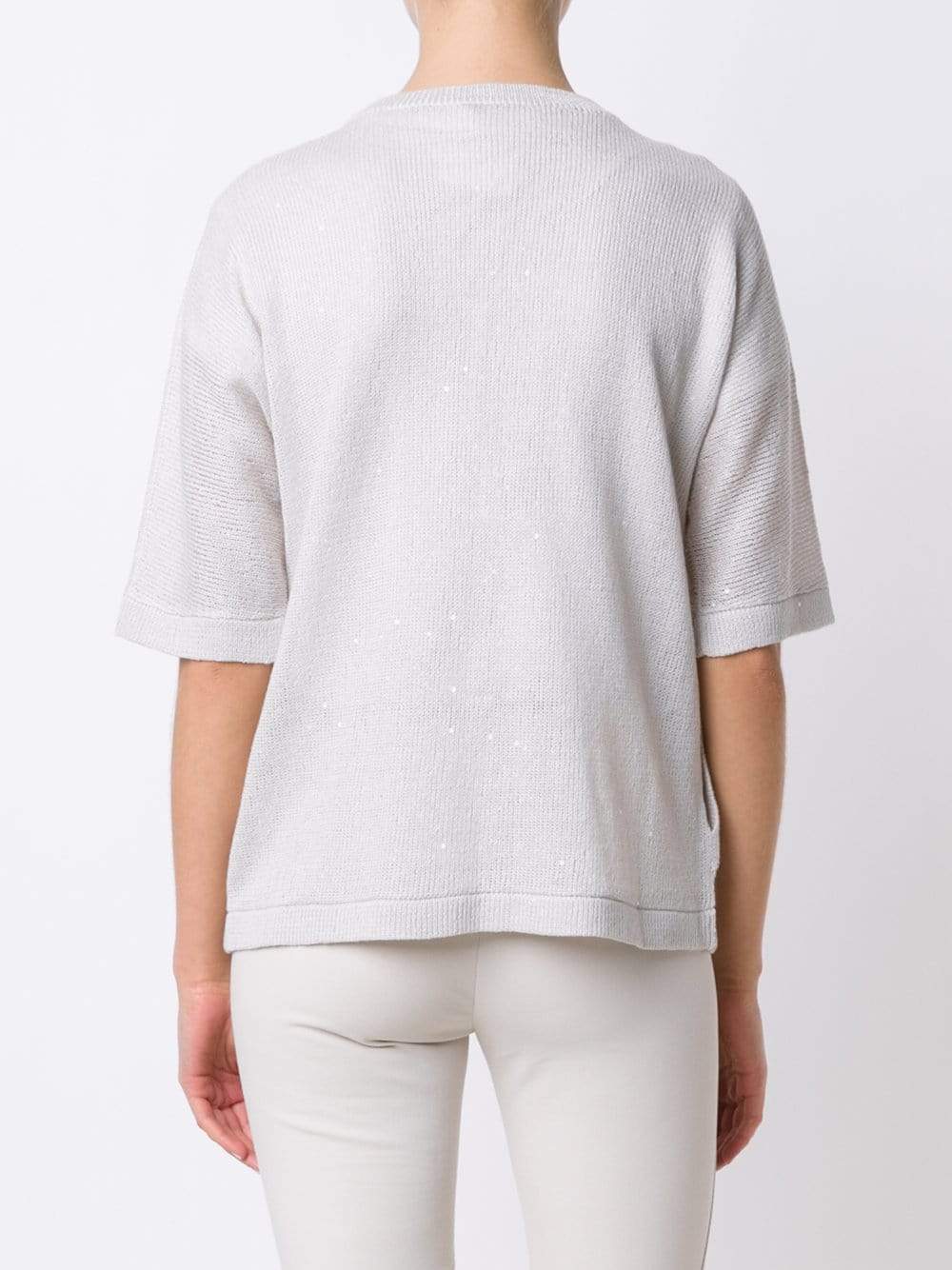 BRUNELLO CUCINELLI-Zip Front Cardigan With Pockets-