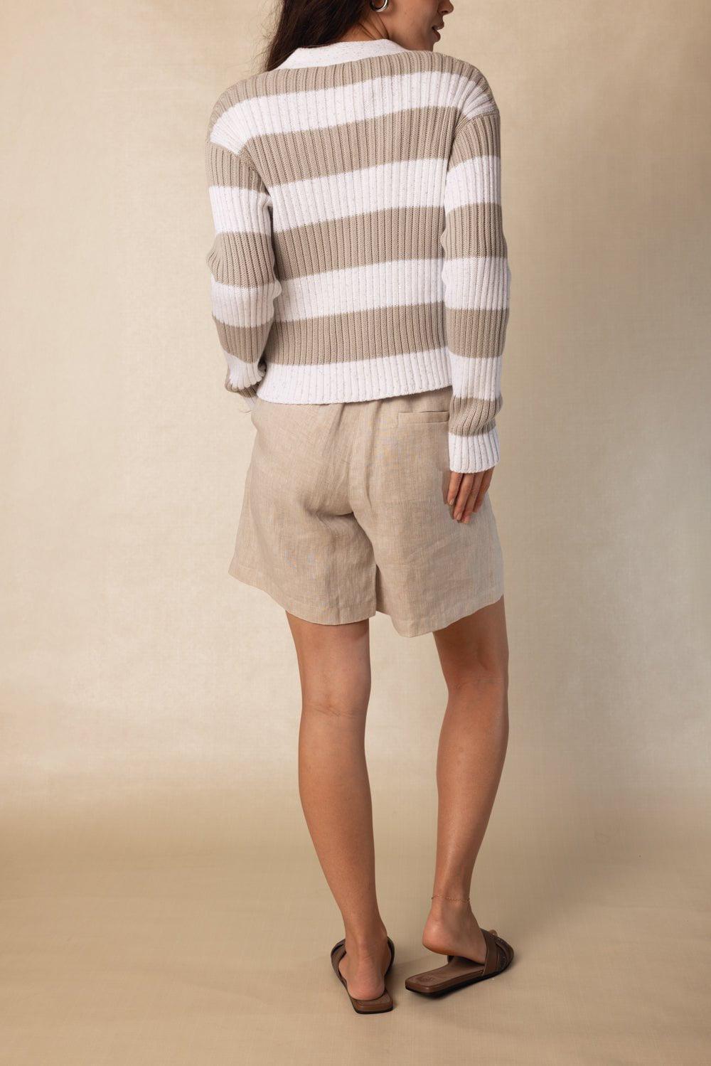 BRUNELLO CUCINELLI-Bicolor Cardigan-