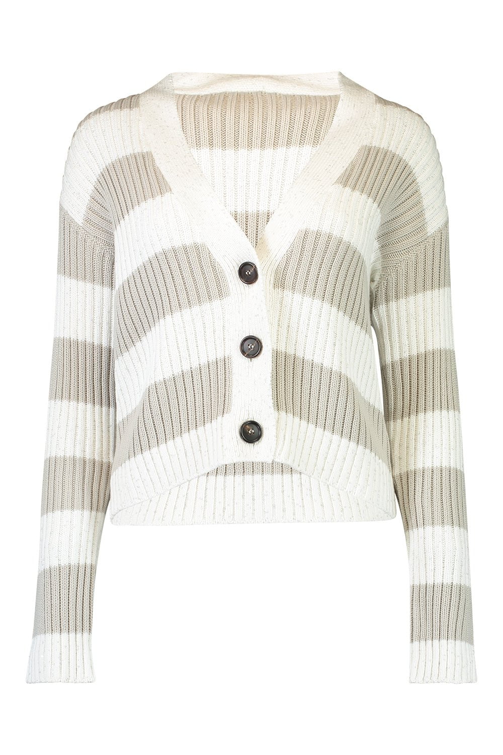 BRUNELLO CUCINELLI-Bicolor Cardigan-