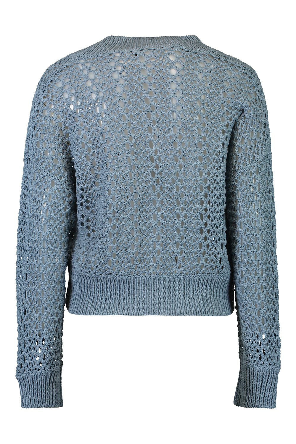 BRUNELLO CUCINELLI-Long Sleeve Net Pullover-