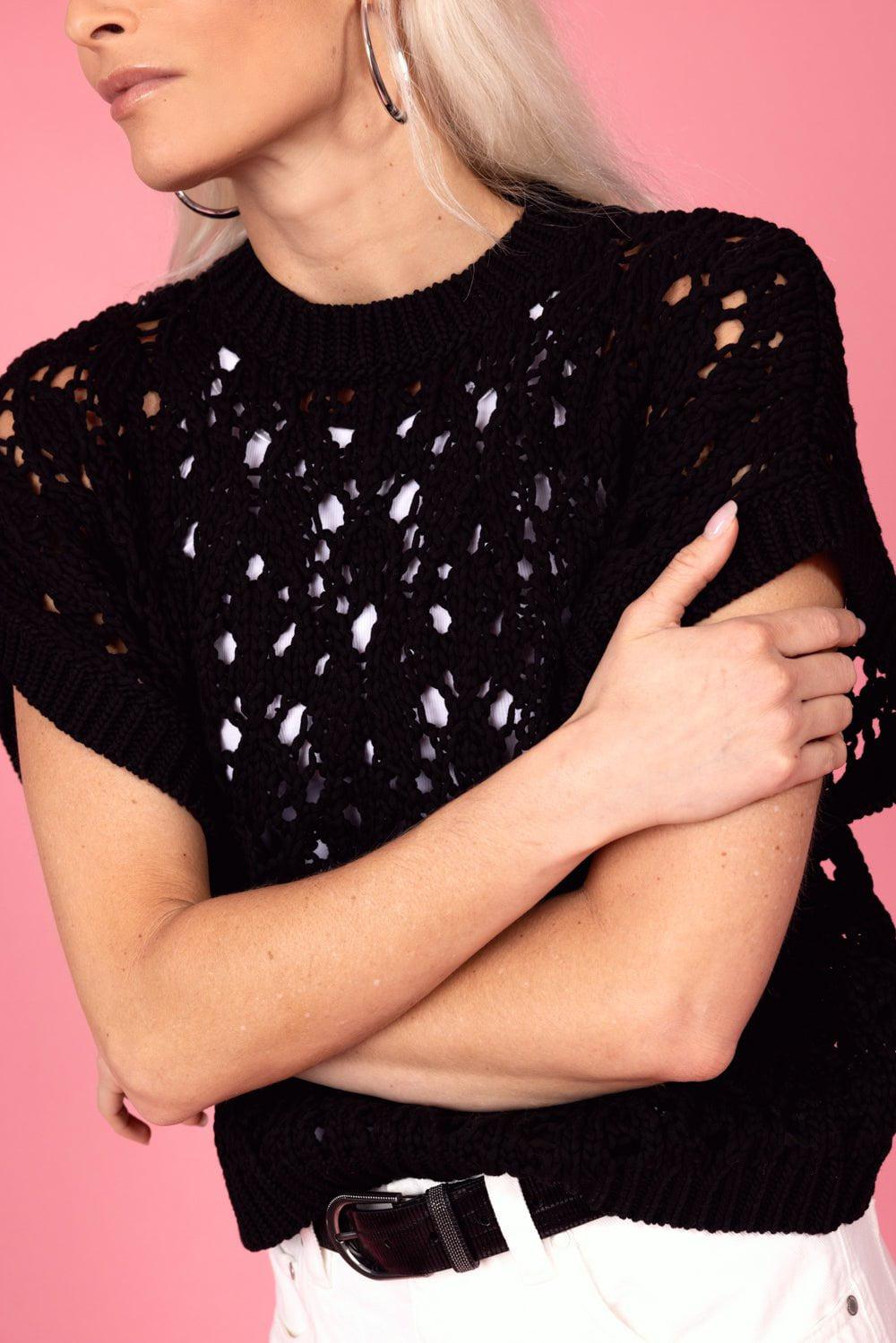 BRUNELLO CUCINELLI-Open Stitch Sweater-