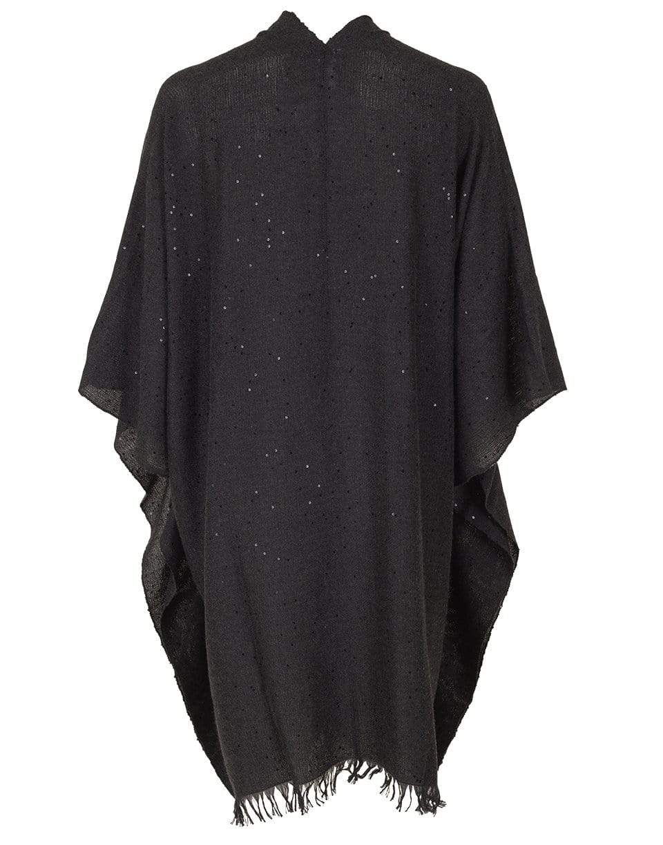 BRUNELLO CUCINELLI-Blackstone Cashmere Silk and Paillette Shawl-BLKSTONE