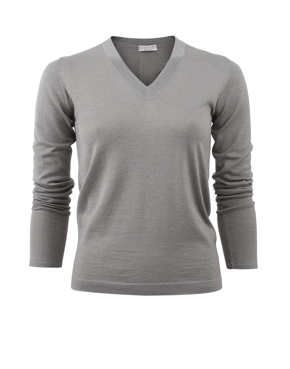 BRUNELLO CUCINELLI-Lurex Top-