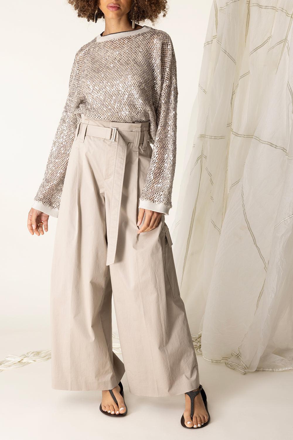 Couture Knit Crewneck-GREY-XS-CLOTHINGTOPKNITS-BRUNELLO CUCINELLI