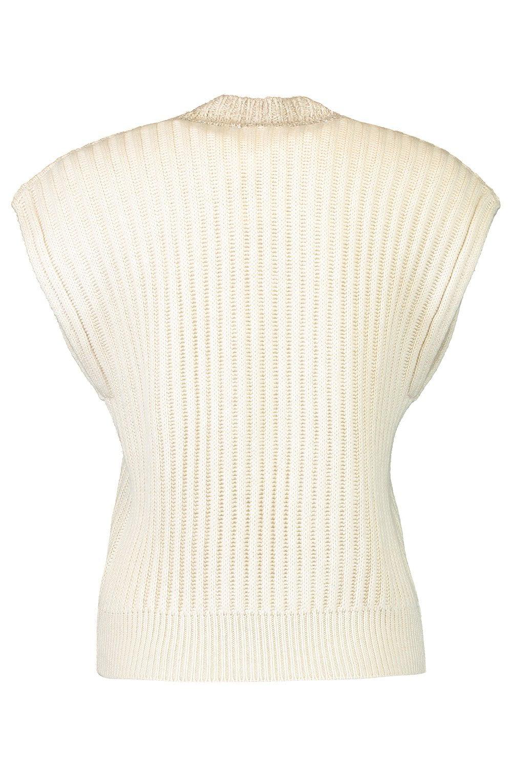 BRUNELLO CUCINELLI-V-Neck Sequin Paillette-
