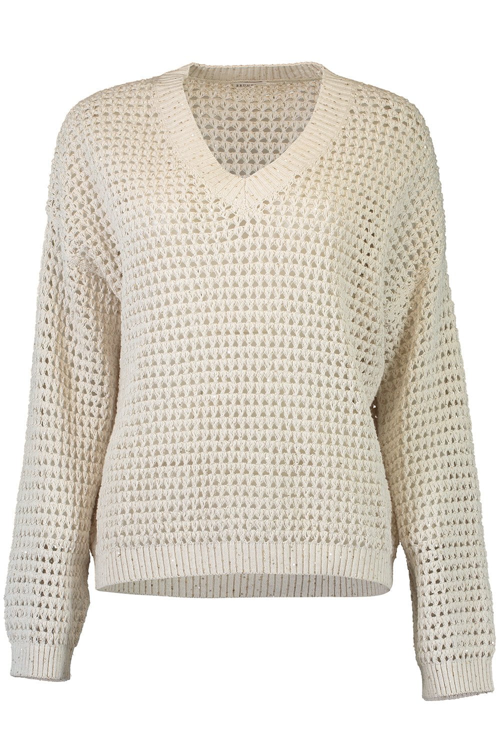 BRUNELLO CUCINELLI-Dazzling Net Sweater-