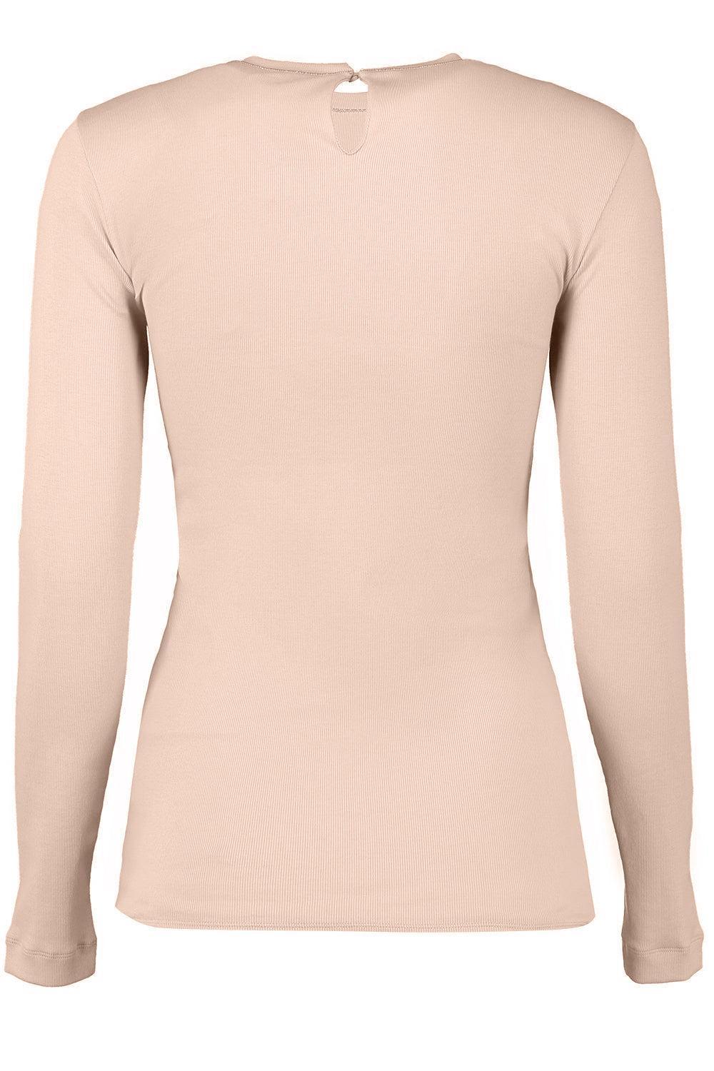 Long Sleeve Ribbed Tee-TALCO-XS-CLOTHINGTOPKNITS-BRUNELLO CUCINELLI