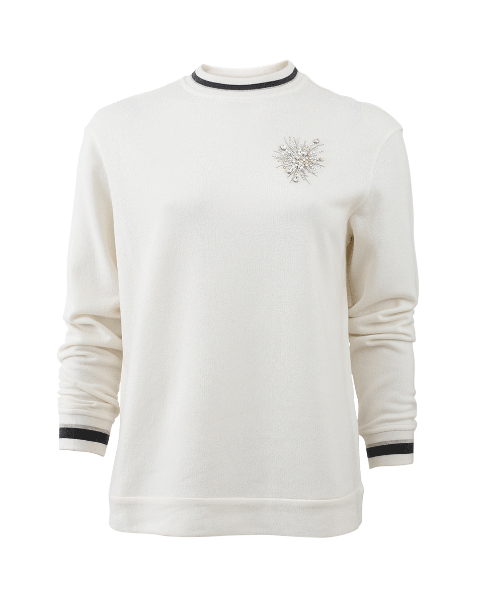 BRUNELLO CUCINELLI-Crystal Crest Pullover-