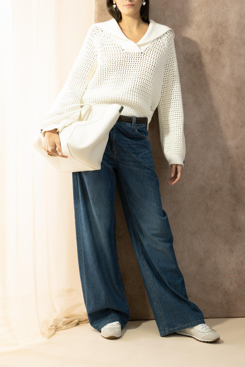 3D Sailor Collar Pullover-WHITE-XS-CLOTHINGTOPKNITS-BRUNELLO CUCINELLI