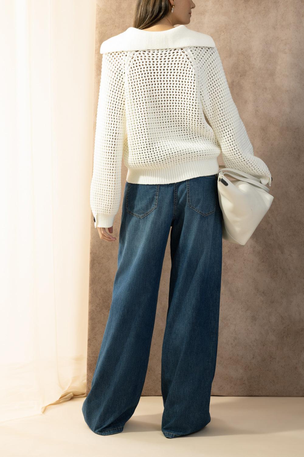 3D Sailor Collar Pullover-WHITE-XS-CLOTHINGTOPKNITS-BRUNELLO CUCINELLI