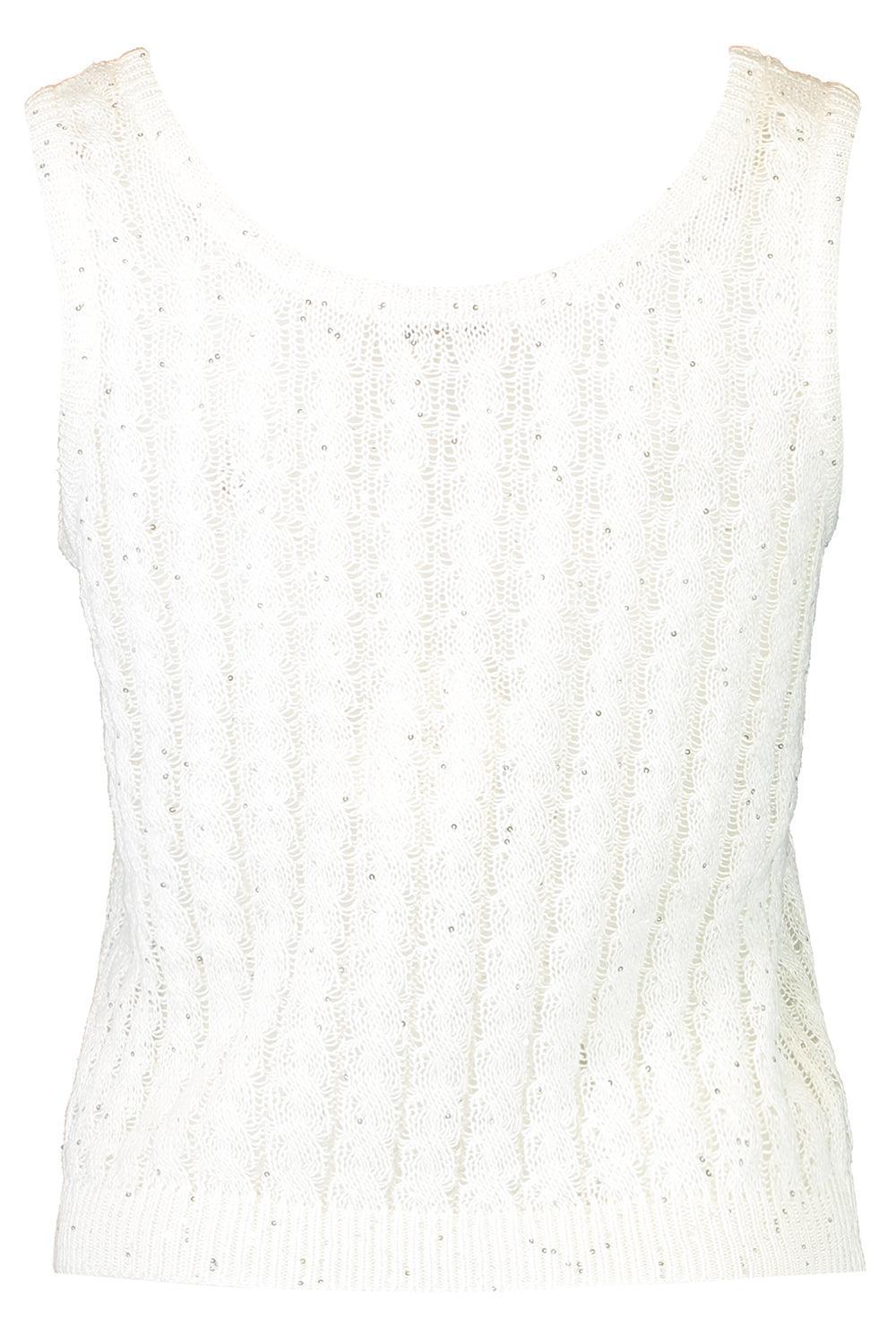 Charming Scoop Neck Tank-WHITE-XS-CLOTHINGTOPKNITS-BRUNELLO CUCINELLI