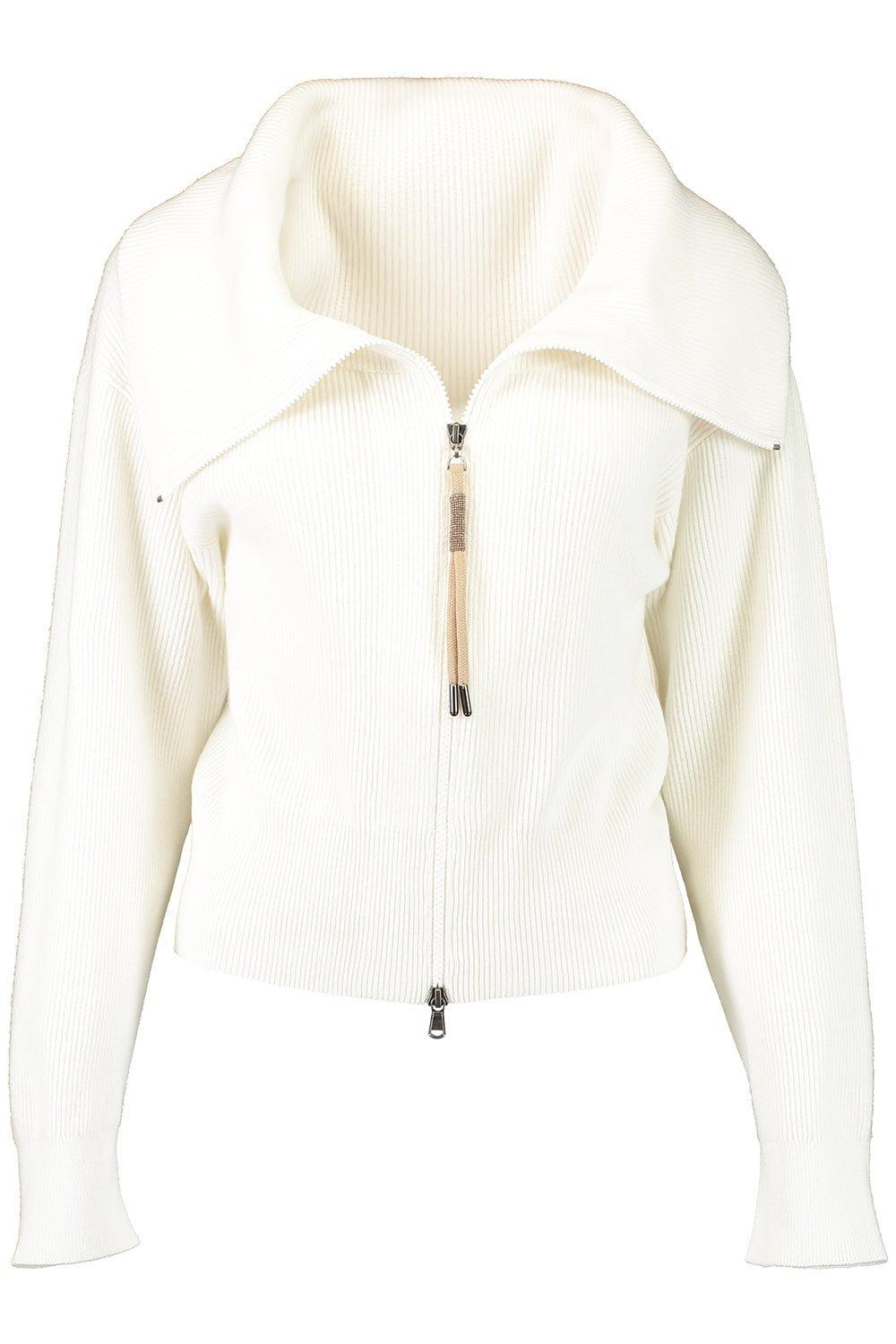 BRUNELLO CUCINELLI-Zip Up Rib Knit-