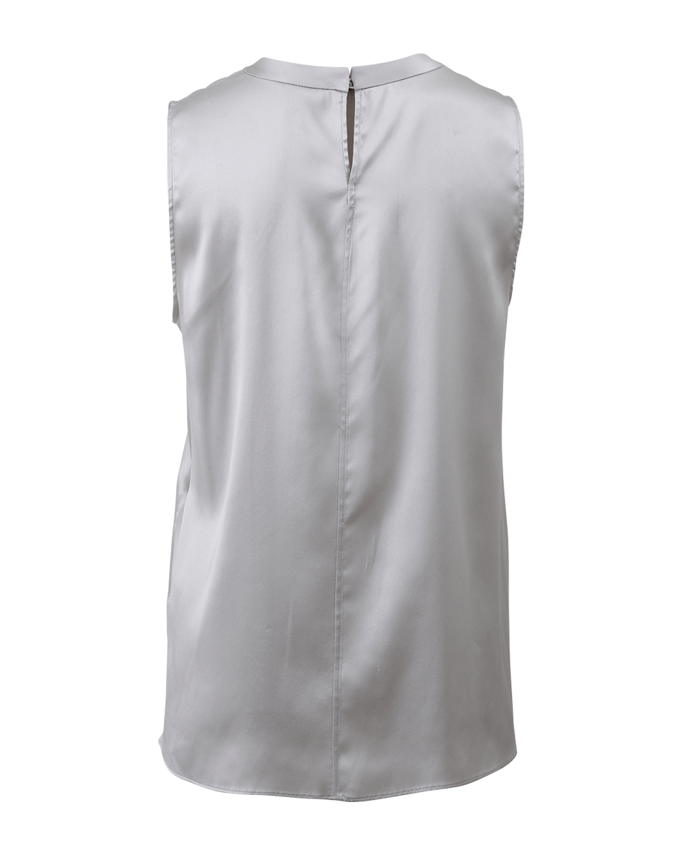 BRUNELLO CUCINELLI-Satin Crewneck Tank-