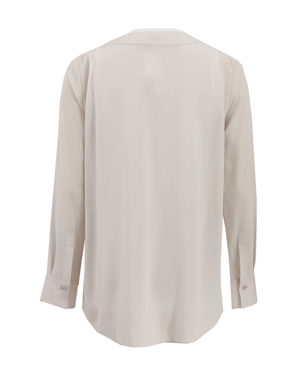 BRUNELLO CUCINELLI-Silk Blouse With Jersey Tank-