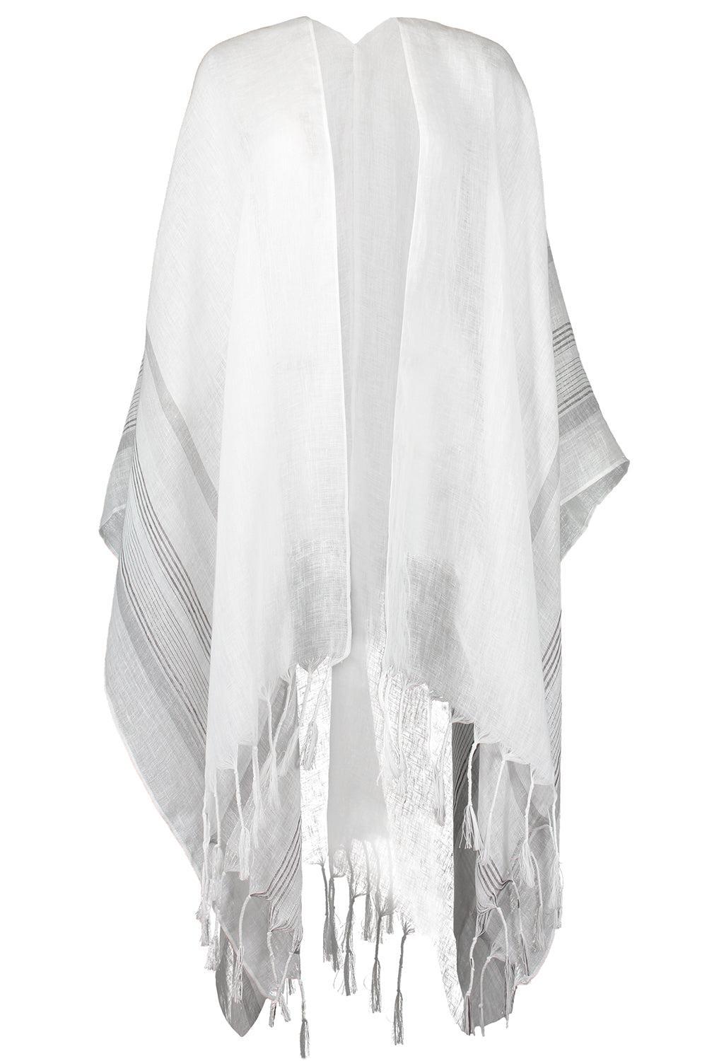 Long Lurex Poncho-PANTBGRY-O/S-CLOTHINGTOPPONCHO-BRUNELLO CUCINELLI