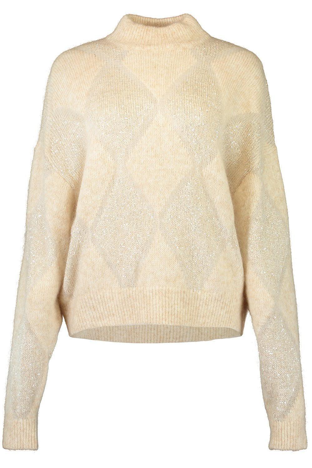 BRUNELLO CUCINELLI-Dazzling Argyle Sweater-