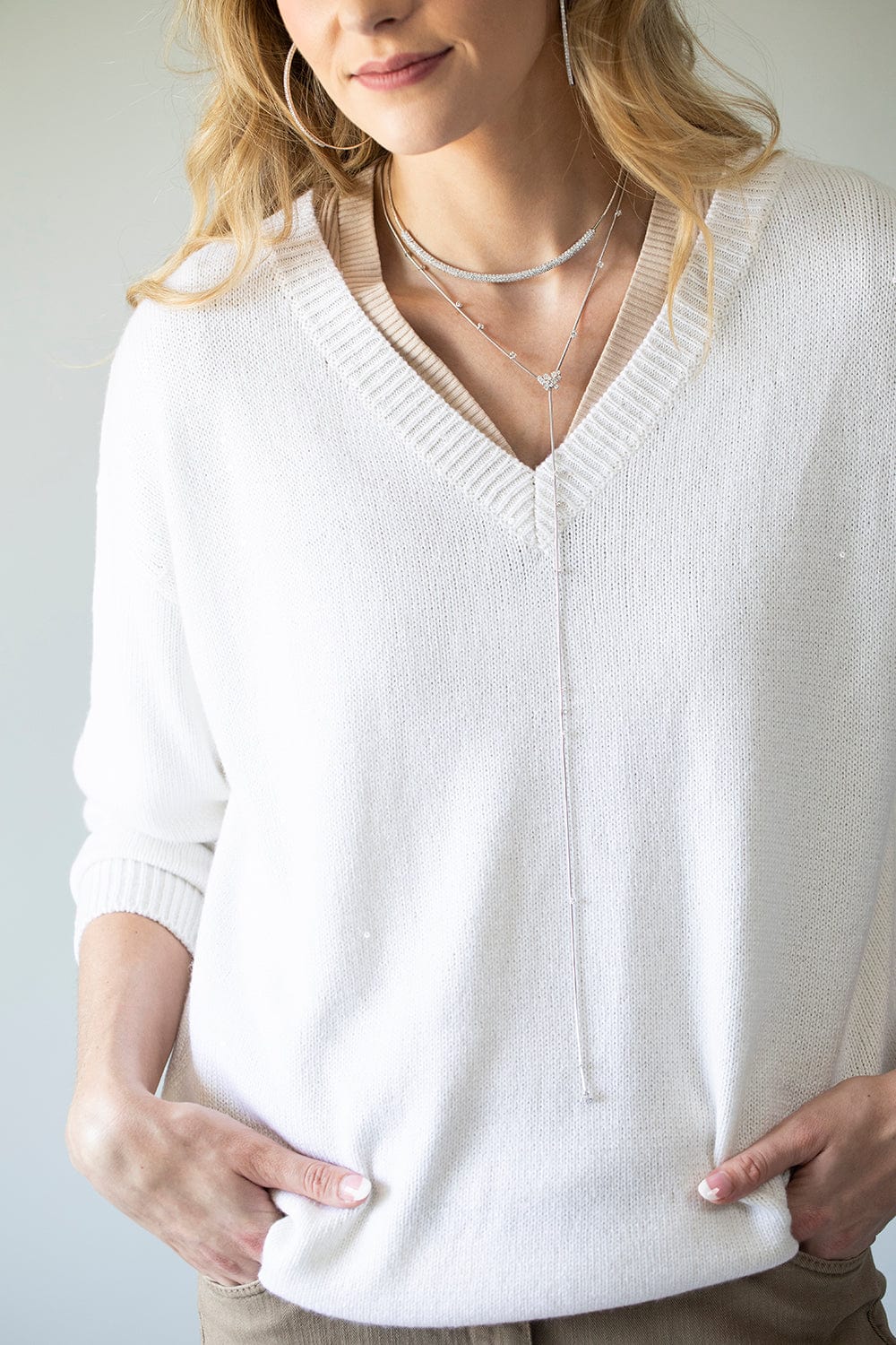 BRUNELLO CUCINELLI-Paillette Boyfriend Pullover-