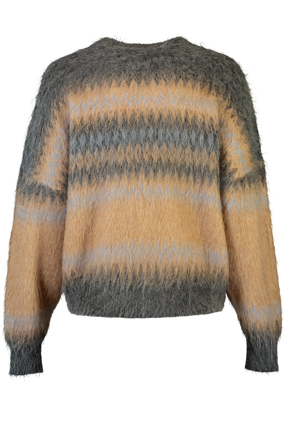 BRUNELLO CUCINELLI-Striped Mohair Sweater-