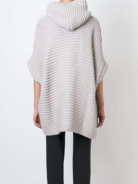 BRUNELLO CUCINELLI-Fisherman Hooded Poncho-