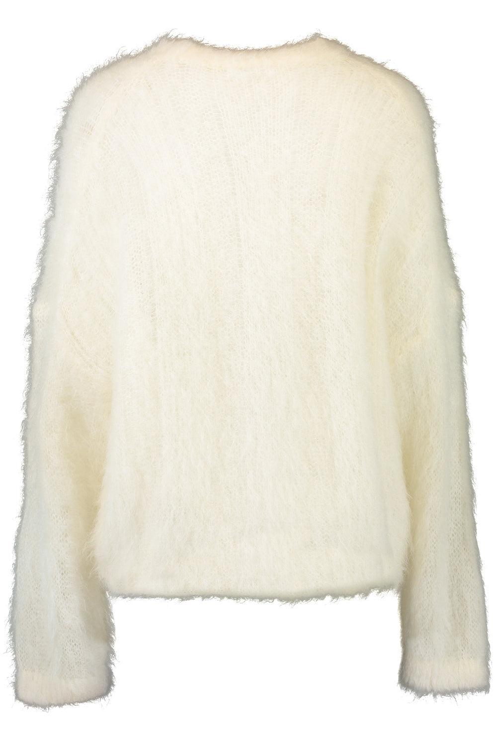 Long Sleeve Candyfloss Sweater-ECRU-XS-CLOTHINGTOPSWEATER-BRUNELLO CUCINELLI