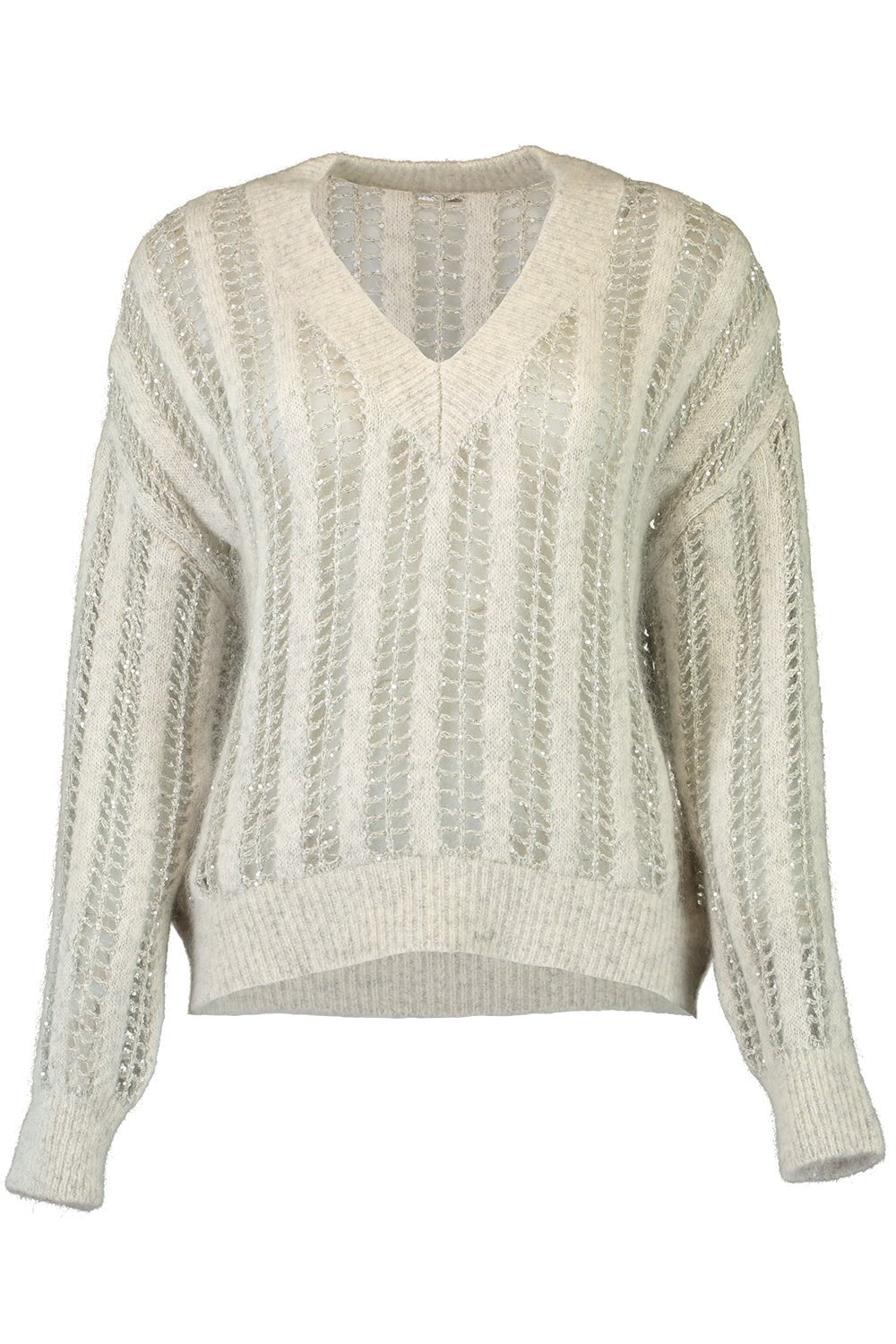 BRUNELLO CUCINELLI-Dazzling Net Sweater-