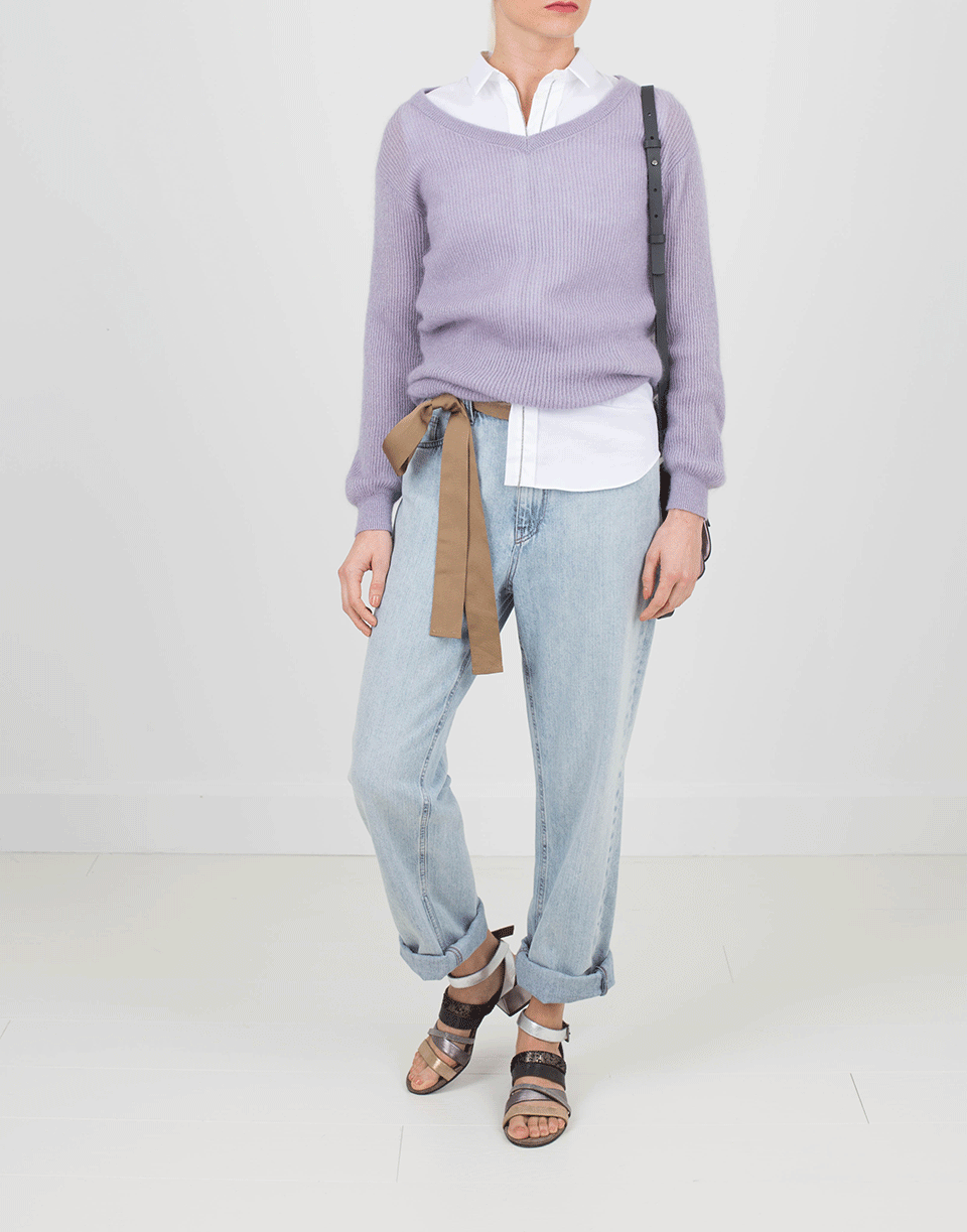 BRUNELLO CUCINELLI-Mohair And Lurex Pullover-
