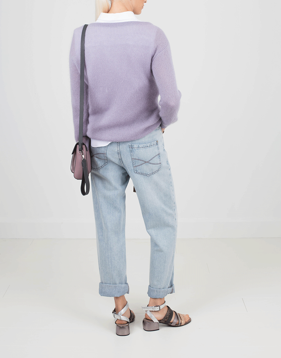 BRUNELLO CUCINELLI-Mohair And Lurex Pullover-