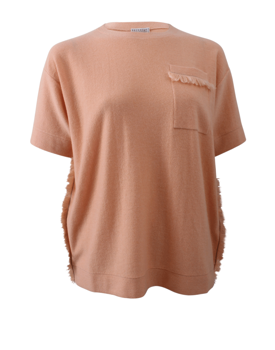 BRUNELLO CUCINELLI-Fringe Detail Pullover-