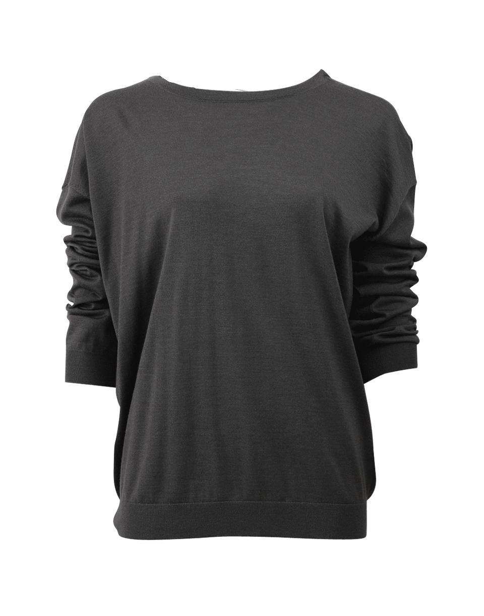BRUNELLO CUCINELLI-Pullover With Monili Back-