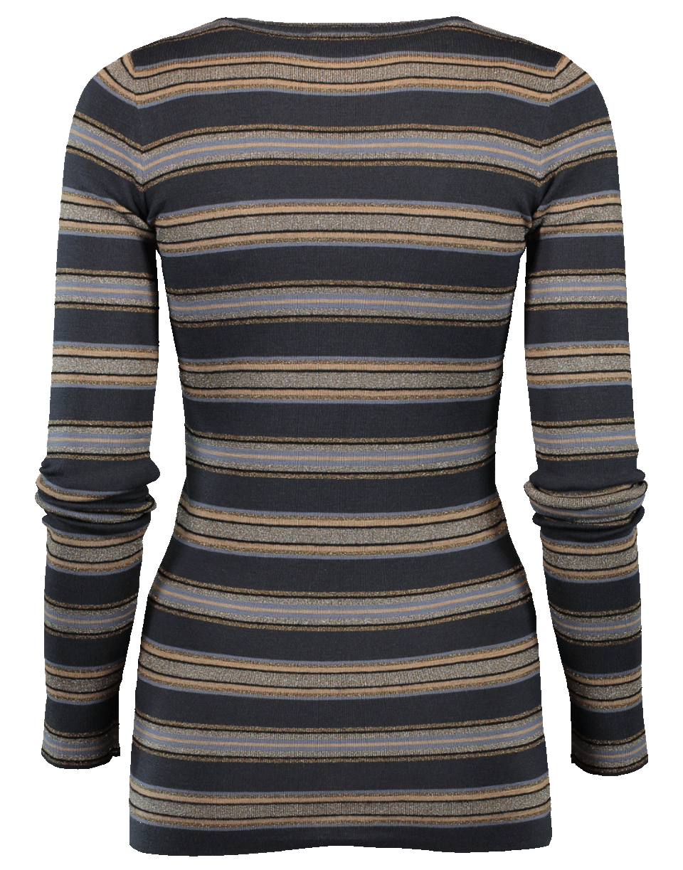 BRUNELLO CUCINELLI-Striped Sweater-